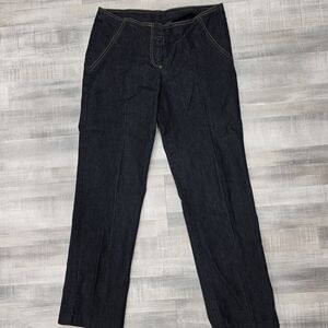 Bisou Bisou Dark Blue Denim Pants